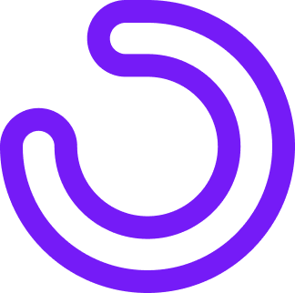 c shape purple